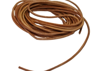 2.5mm 2.5m Tan Leather cord