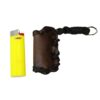 Very Rustic Leather Lighter Keyring Pouch Hard Wearing