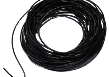 1.0mm 5m black leather cord
