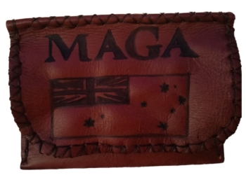 Rustic Tobacciana MAGA Aussie Embossed Pouch