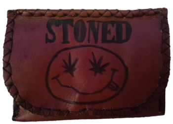 Rustic Tobacciana Stoned Embossed Pouch