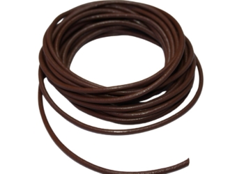 1.5mm 2.5m Coconut Brown Leather cord