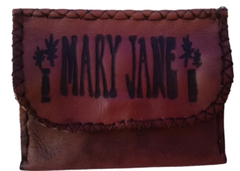 Rustic Tobacciana Mary Jane Embossed Pouch
