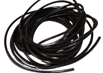 3mm 5m Coffee leather cord