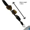 Lanyard Work ID Card Cover Office Business Smoky Quartz and Tigers Eye