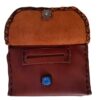 Quality Leather Tobacco Pouch Rustic Hard Wear NED KELLY Embossed Magnet 50 grm