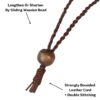 Australia Boulder Opal Necklace Carved Leather necklace