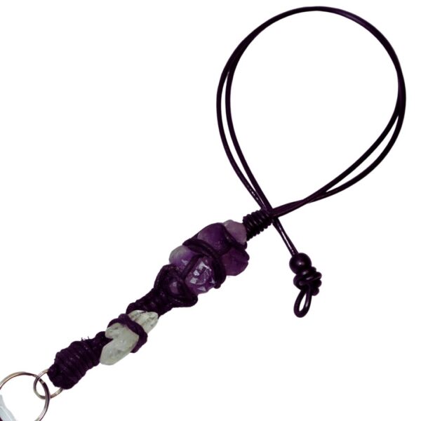 Large Amethyst, Quartz Office ID Lanyard - Image 2