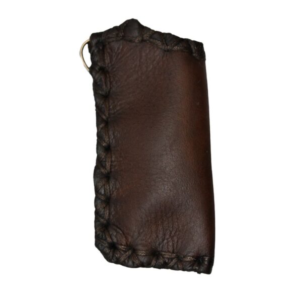 Quality Leather Lighter Pouch Keyring Rustic Hard Wearing