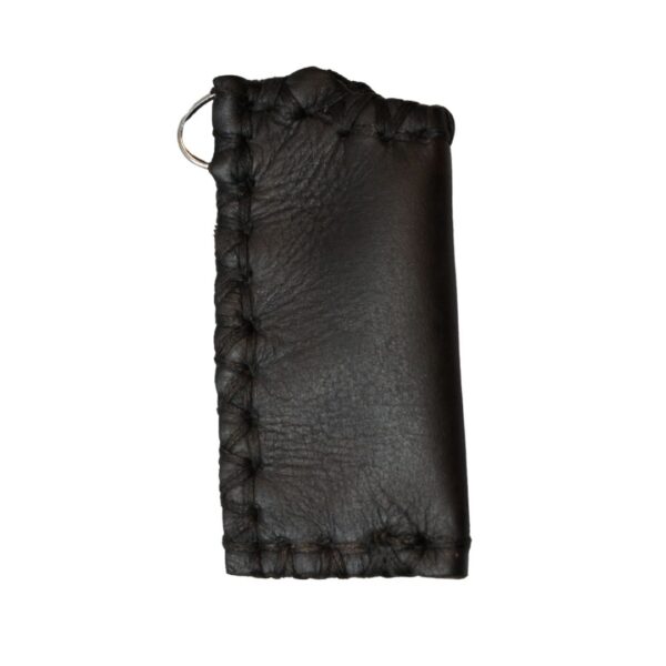 Quality Leather Lighter Pouch Keyring Rustic Hard Wear
