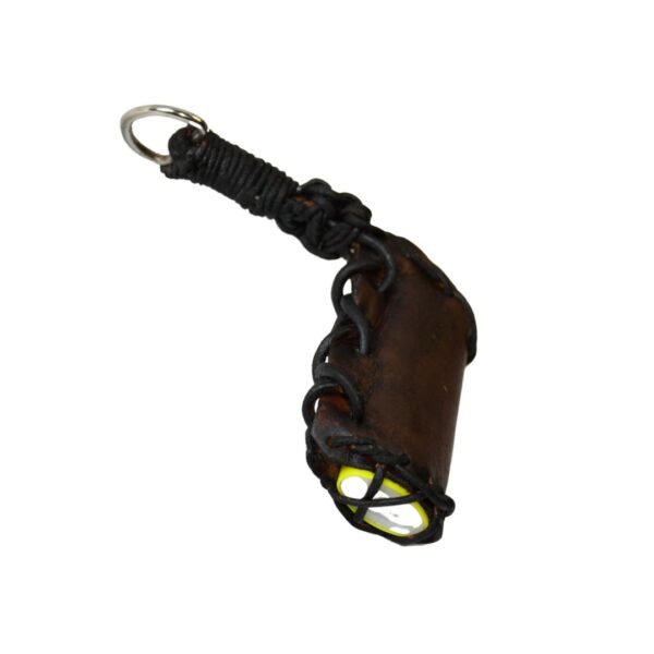 Very Rustic Leather Lighter Keyring Pouch Hard Wearing