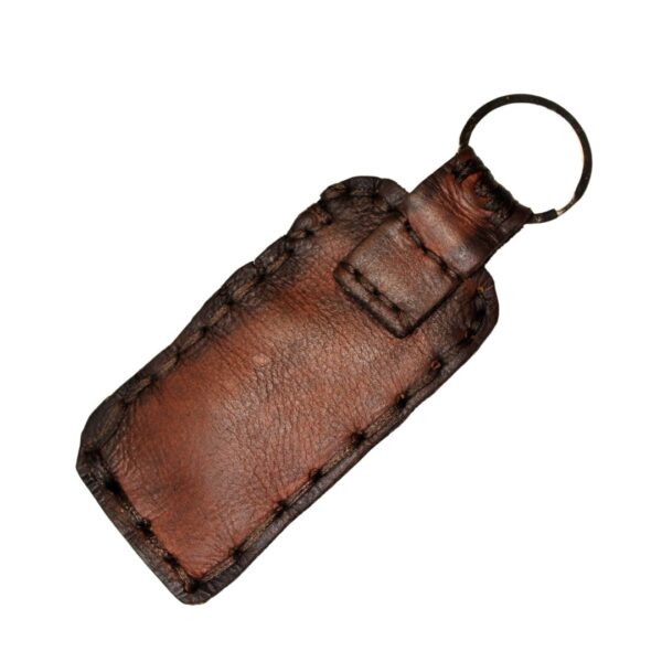 Quality Leather Lighter Keyring Pouch Rustic Embossed Hard Wearing