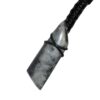 Rare Leverite Stone Leather Bounded Necklace Adjustable Beads