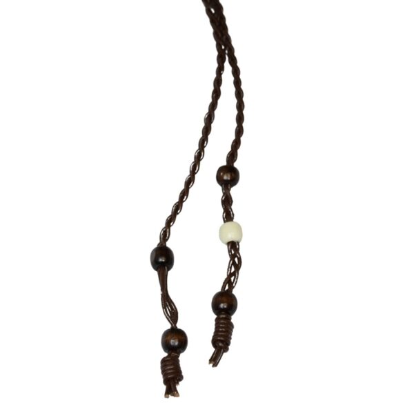 Lanyard Work ID Card Cover Office Business Smoky Quartz and Tigers Eye
