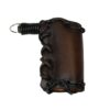 Quality Leather Lighter Keyring Pouch Rustic Hard Wearing