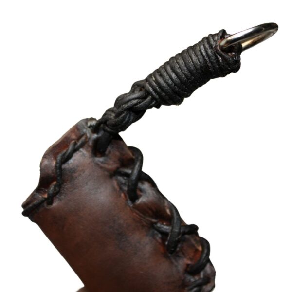 Very Rustic Leather Lighter Keyring Pouch Hard Wearing