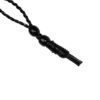 Amethyst Leather Bounded Necklace Adjustable beads