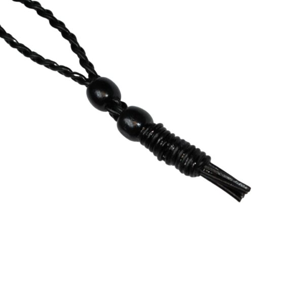 Amethyst Leather Bounded Necklace Adjustable beads