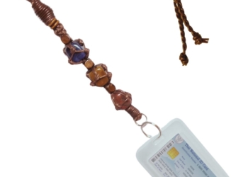 Tigers Eye, Lapas & Agate Office Lanyard