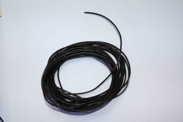 2mm 5metres Black Leather cord