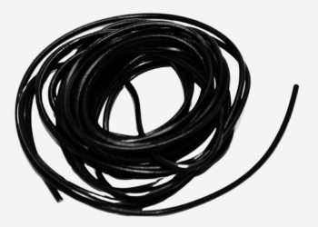 3mm 2.5m Black Leather cord