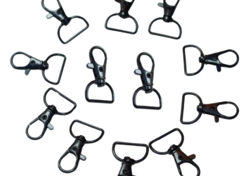 10 Black 30mm D Ring swivel clasp Trigger Clip hook