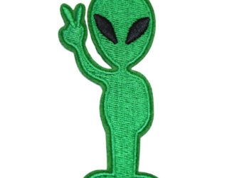Iron On Patch Embroidered ALIEN
