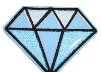 Iron On Patch Embroidered DIAMOND