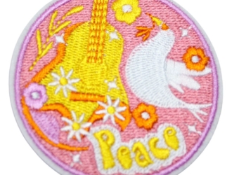 Iron On Patch Embroidered SYMBOL OF PEACE