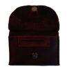 Image is of a leather embossed tobacco pouch with an embossed triquetra knot on it