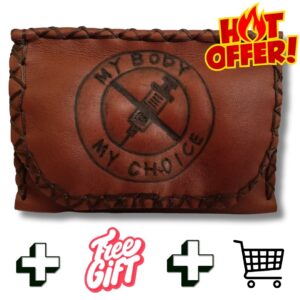 COMBO - Anti Vaccine Tobacco Pouch + Lighter Case + Clip