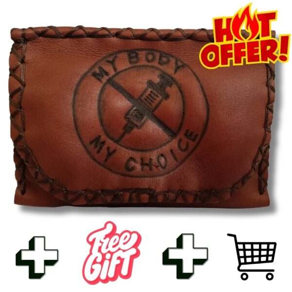 COMBO - Anti Vaccine Tobacco Pouch + Lighter Case + Clip