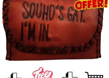 COMBO – Sounds Gay I’m In Tobacco Pouch + Lighter Case + Clip