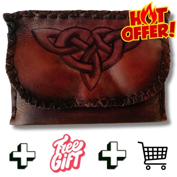 COMBO - Triquetra Tobacco Pouch + Lighter Case + Clip