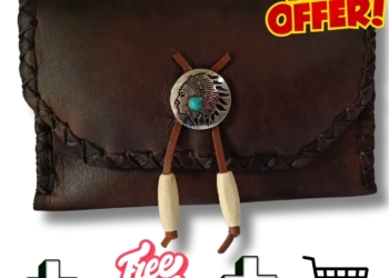 COMBO – Tribal Indian Tobacco Pouch + Lighter Case + Clip