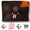 COMBO - Tribal Indian Flower Tobacco Pouch + Lighter Case + Clip
