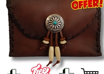 COMBO – Tribal Indian Tobacco Pouch + Lighter Case + Clip