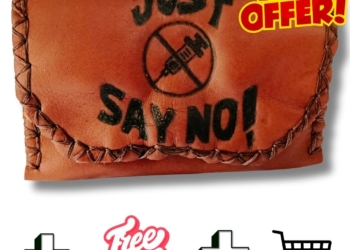 COMBO – Just Say No! Tobacco Pouch + Lighter Case + Clip