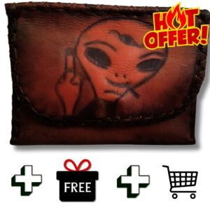 COMBO - Alien! Tobacco Pouch + Lighter Case + Clip