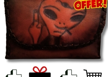 COMBO – Alien! Tobacco Pouch + Lighter Case + Clip