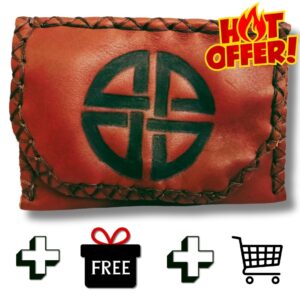 COMBO - Celtic Protection Knot! Tobacco Pouch + Lighter Case + Clip