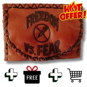 COMBO - Freedom Vs. Fear! Tobacco Pouch + Lighter Case + Clip