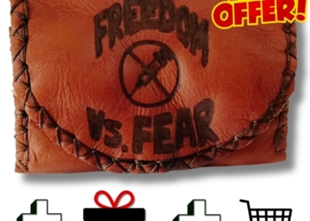 COMBO – Freedom Vs. Fear! Tobacco Pouch + Lighter Case + Clip