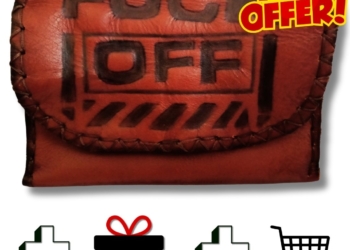 COMBO – Feck Off! Tobacco Pouch + Lighter Case + Clip