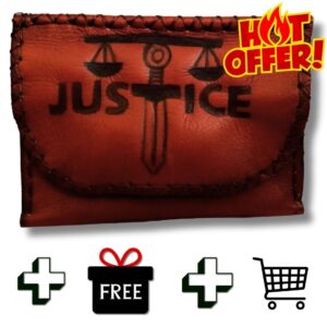 COMBO - Justice! Tobacco Pouch + Lighter Case + Clip