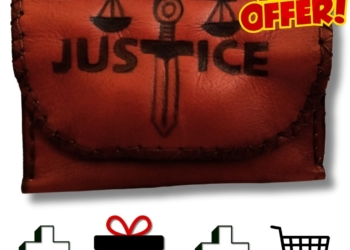 COMBO – Justice! Tobacco Pouch + Lighter Case + Clip
