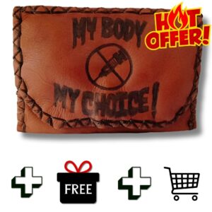 COMBO - My Body My Choice! Tobacco Pouch + Lighter Case + Clip