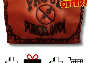 COMBO – Proud Pureblood Tobacco Pouch + Lighter Case + Clip