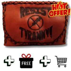 COMBO - Resist Tyranny Tobacco Pouch + Lighter Case + Clip