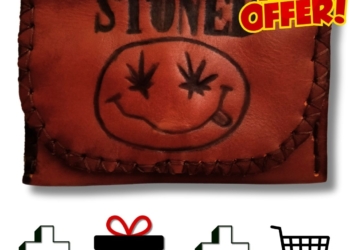 COMBO – Stoned Tobacco Pouch + Lighter Case + Clip